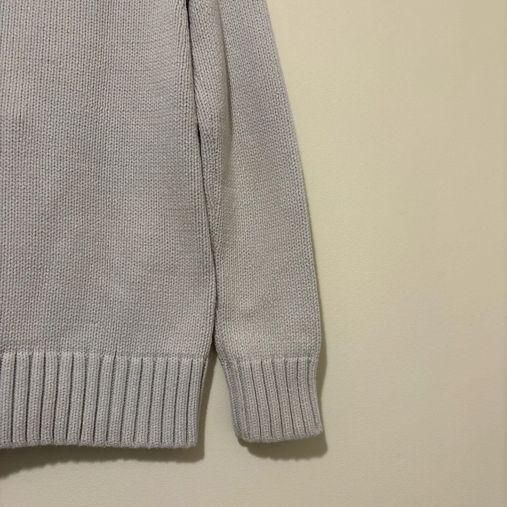 J CREW ALWAYS 1988 Rollneck Sweater Gray Cotton Size XS - Picture 12 of 14